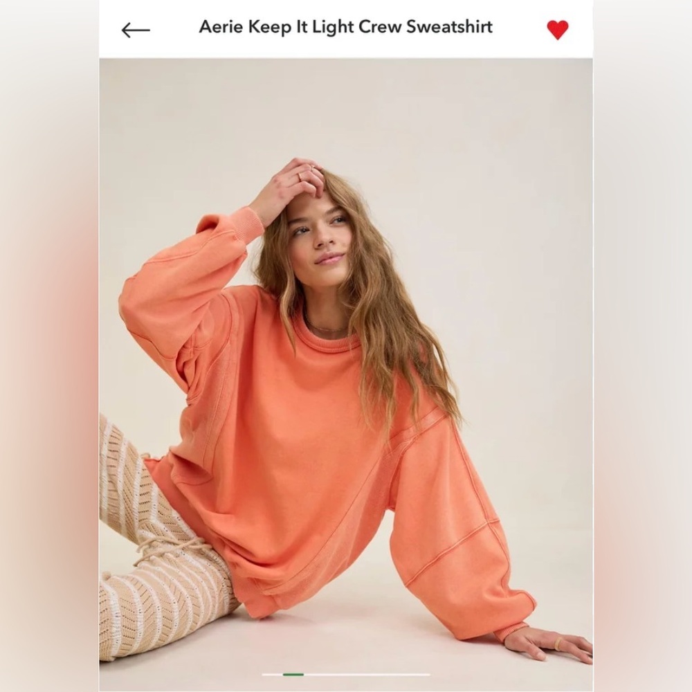 Aerie Keep it Light crew sweatshirt!